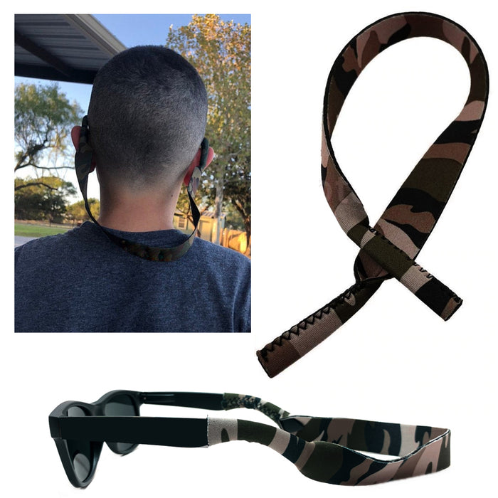 1 Camo Eyeglass Sunglass Strap Retainer Cord Eyewear Lanyard Holder Camouflage