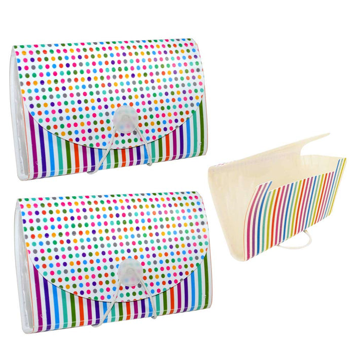 2pk Coupon Organizer 6 Pocket Personal Check Size Expand File School Home Office