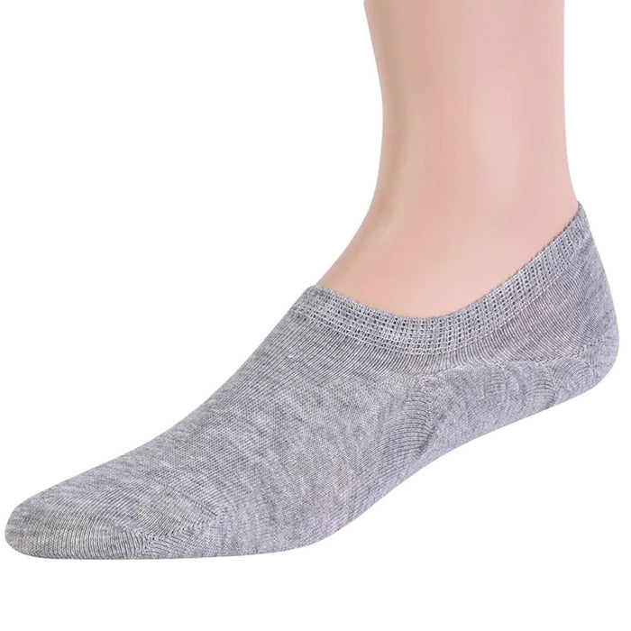3 Pk Mens No Show Socks Non Slip Foot Cover Invisible Boat Liner Footies 10-13