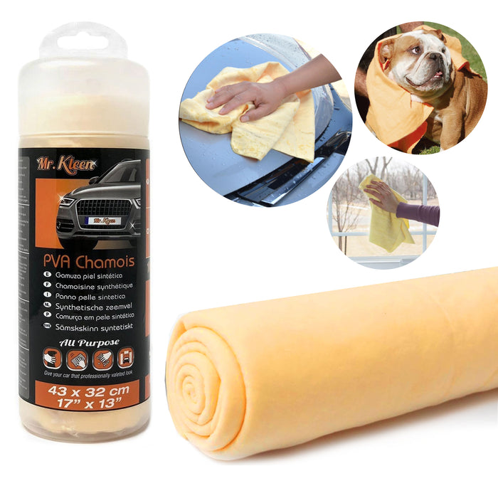 2 Chamois Towel Car Wash Super Absorbent Drying Auto Cleaning Cloth Wipe Detail