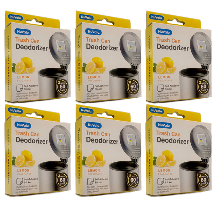 6 X Lemon Scent Trash Can Garbage Odor Eliminator Waste Bin Deodorizer Freshener