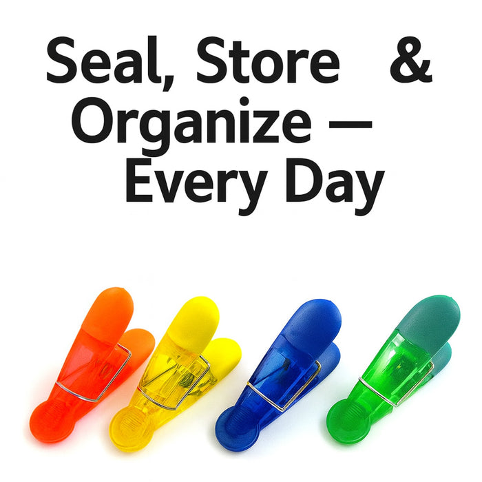 Magnetic Clips 8 Chip Bag Kitchen Refrigerator Magnets For Photos Food Storage