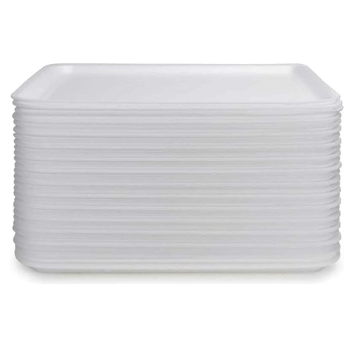 90 Ct Foam Trays Disposable Plate Paint Mixing Food Meat Poultry Tray Soak Proof