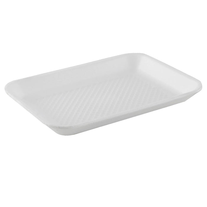60 Ct Disposable Foam Trays Plates Soak Proof Food Supermarket Meat Poultry Tray