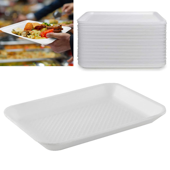 90 Ct Foam Trays Disposable Plate Paint Mixing Food Meat Poultry Tray Soak Proof
