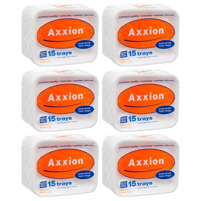 90 Ct Foam Trays Disposable Plate Paint Mixing Food Meat Poultry Tray Soak Proof
