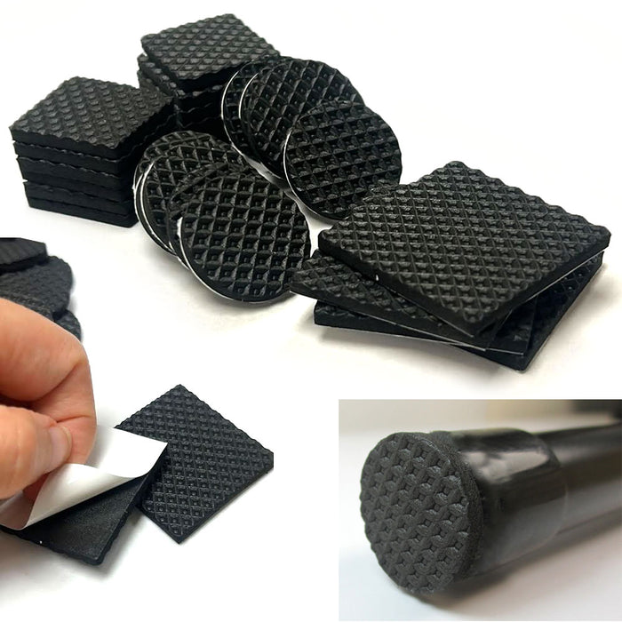 56 Non Slip Furniture Pad Grippers Hardwood Floors Anti Skid Chair Legs Adhesive