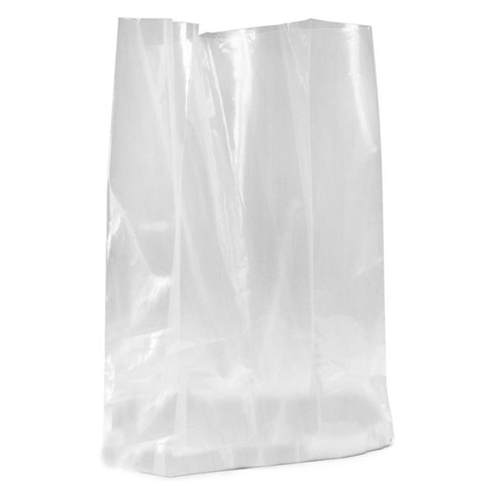 4 Pk Extra Large Poly Bags Clear 20"x18"x 36" 3 Mil Clear Gusseted Polyethylene