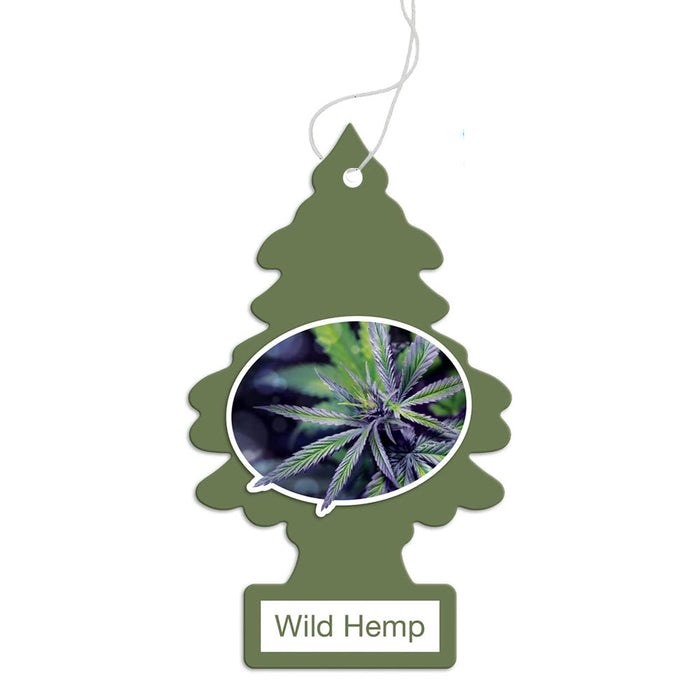 24 Little Trees Wild Hemp Scent Hanging Air Freshener Aroma Car Auto Deodorizer