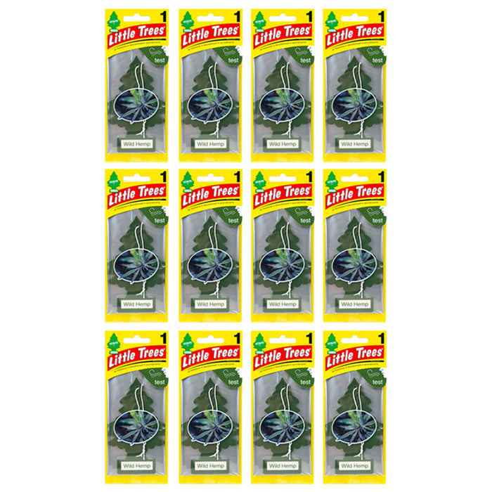 12 Little Trees Wild Hemp Scent Air Freshener Hanging Fragrance Aroma Car Auto