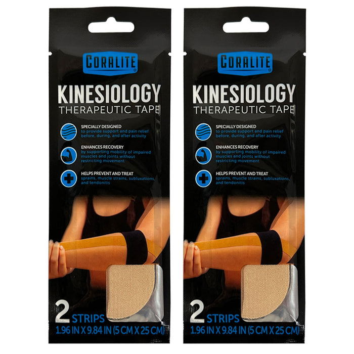 4 Pc Precut Strips Elastic Kinesiology Therapeutic Tape Muscle Running Sports
