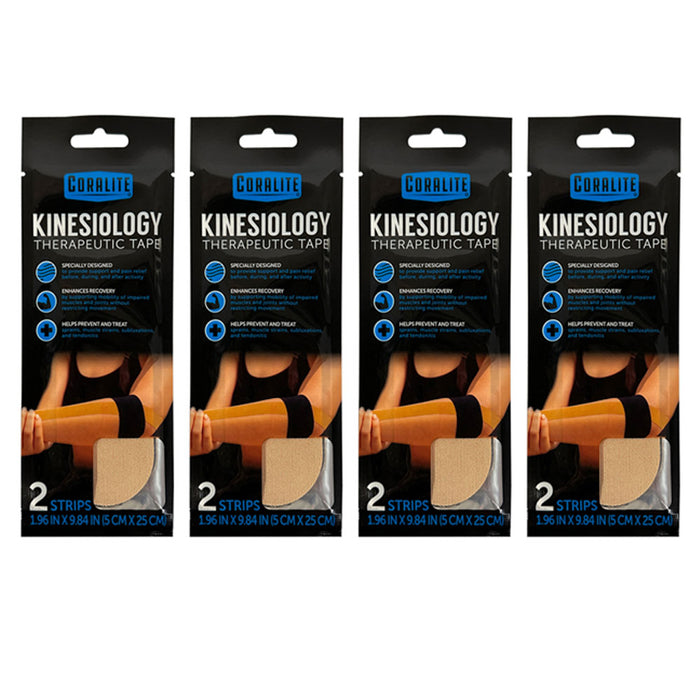 8 Pc Kinesiology Tape Precut Strips Elastic Therapeutic Muscle Sports Athletic