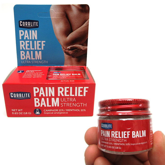 1 Extra Strength Pain Relief Balm Muscle Rub Ointment 0.63 oz Analgesic Cream