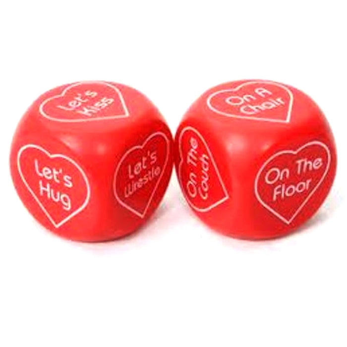 2 Packs Adult Couples Dice Game Lovers Message Party Novelty Gift Valentine Fun