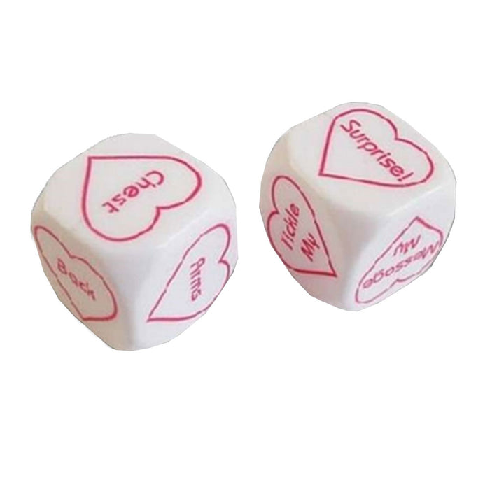 2 Packs Adult Couples Dice Game Lovers Message Party Novelty Gift Valentine Fun