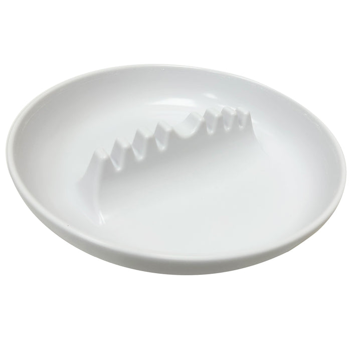 2 Melamine Ashtray Cigarette Cigar Ashes Holder Round 7" Ash Tray Home Bar White