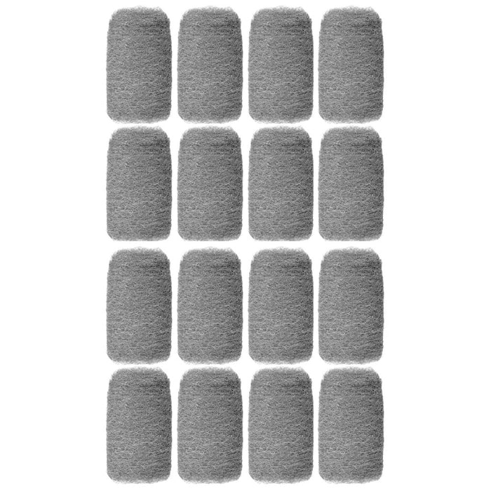 16 Steel Wool Pads Scourer Wire Mesh Kitchen Scrub Cleaning Pan Scouring Cleaner