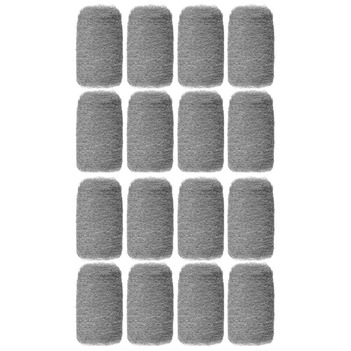 16 Steel Wool Pads Scourer Wire Mesh Kitchen Scrub Cleaning Pan Scouring Cleaner
