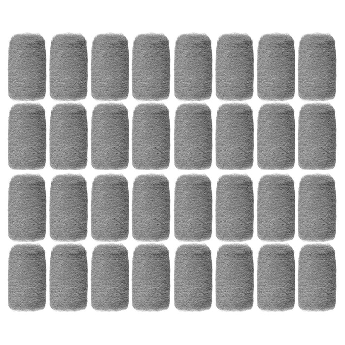 32 Heavy Duty Scrubber Steel Wool Pads Scourer Wire Mesh Clean Scouring Kitchen