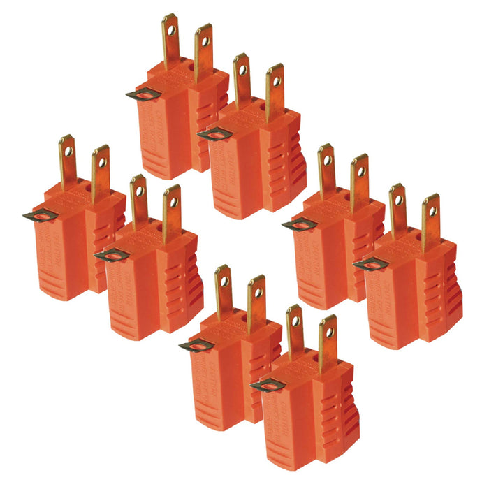 8Pack 3 to 2 Prong AC Power Outlet Grounding Adapter Tap Plug UL Listed Grounded