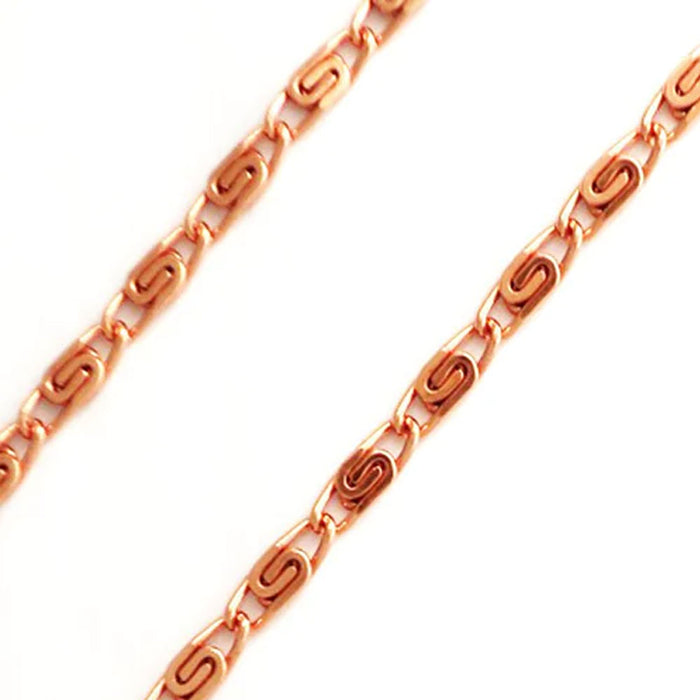 1 Pure Copper Necklace Cuban Link 24 Heavy Solid Statement