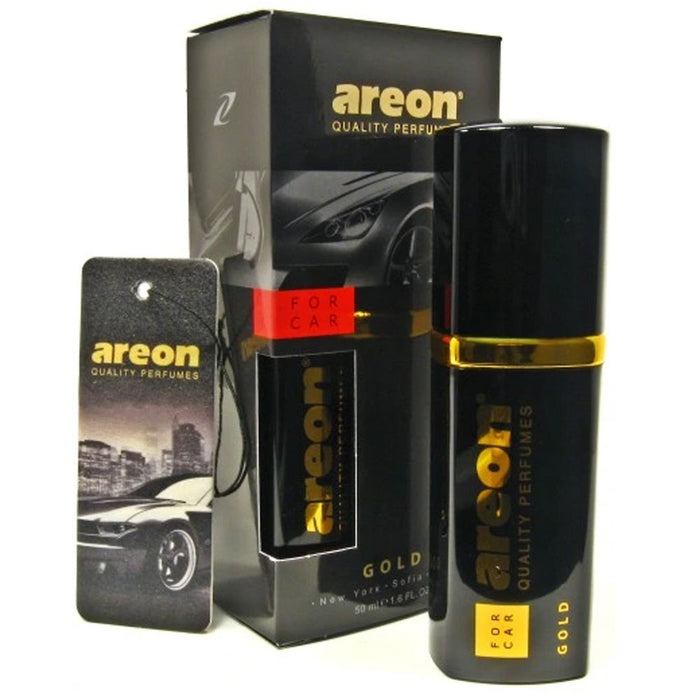 Areon Luxus Lufterfrischer Auto Parfüm Deodorant (Gold 50ml