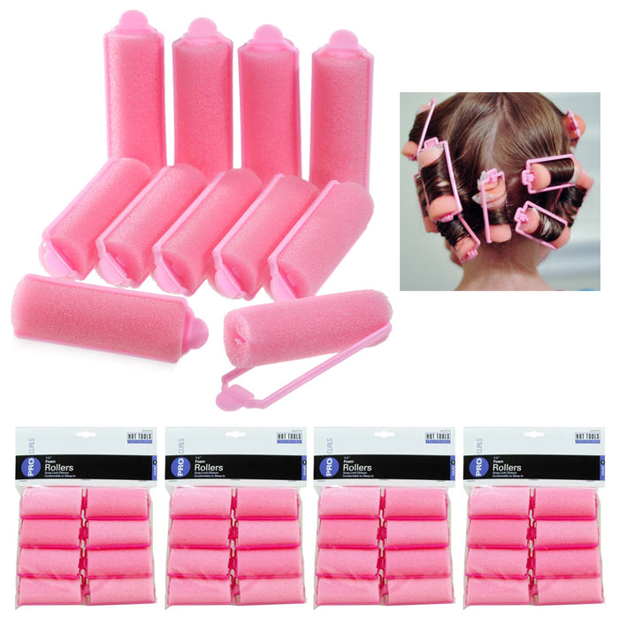 32 Small Foam Hair Rollers Curls Waves Soft Cushion Curlers Care Styling