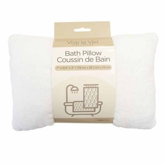 1 Microfiber Bath Pillow Spa Hot Tub Soft Neck Support Relax Comfortable Cushion