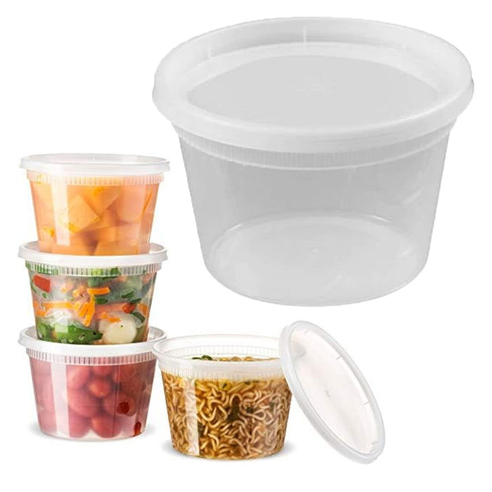 Stackable BPA Free Food Container Disposable Plastic Microwavable