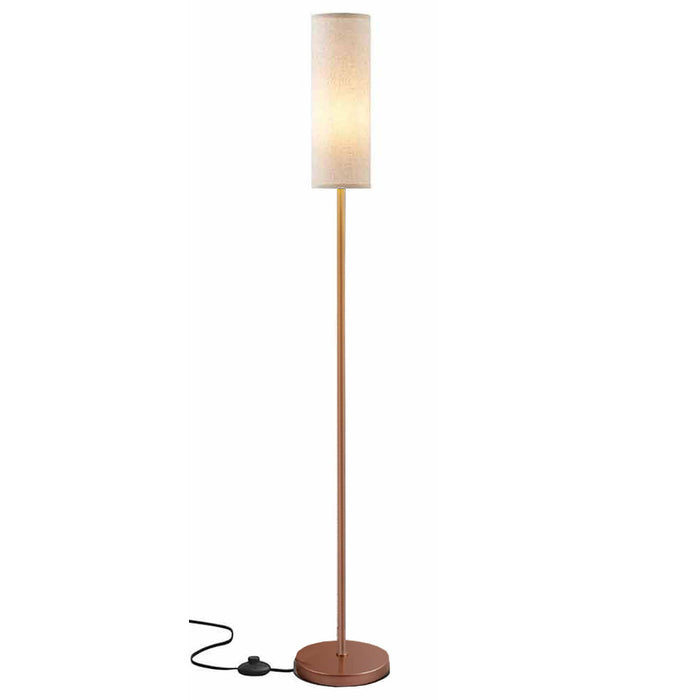 Rose Gold Dimmable Floor Stand Lamp Remote Control Foot Pedal Switch Modern 64"