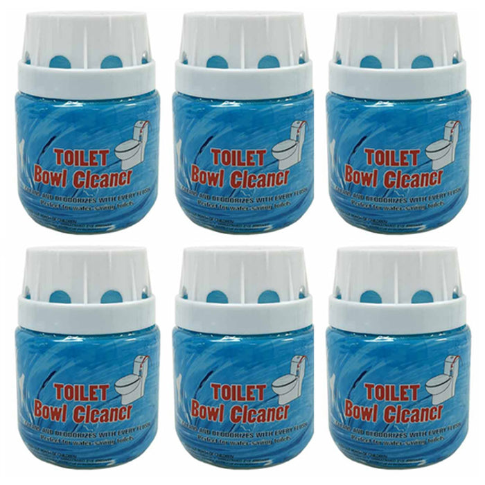 6 Pack Toilet Bowl Cleaners Automatic Long-Lasting Tablets in Bottle Fast Safe