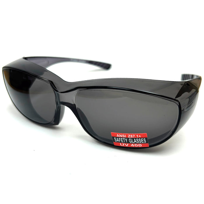 Large Fit Over Sunglasses UV400 Lab Safety Glasses Protection ANSI Z87 Goggles