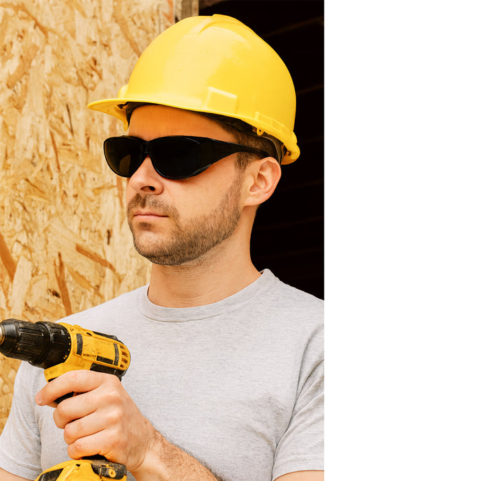 Large Fit Over Sunglasses UV400 Lab Safety Glasses Protection ANSI Z87 Goggles