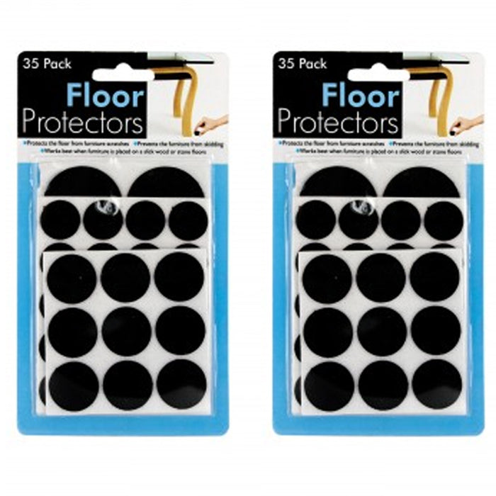 70 Floor Protectors Furniture Leg Felt Pads Self Adhesive Chair Sofa Table Round