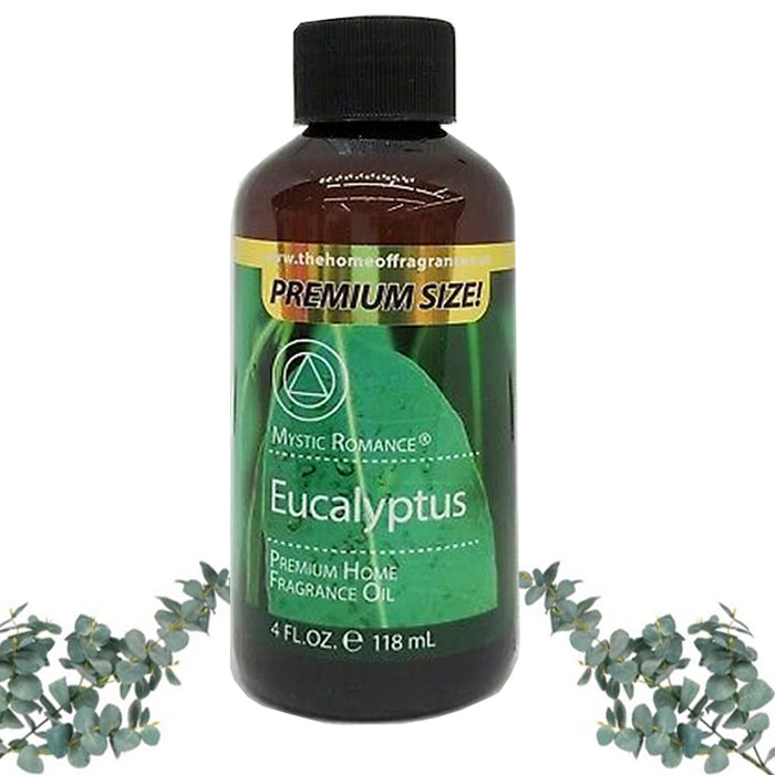 1 Eucalyptus Oil Premium Aromatherapy 4oz Fragrance Diffuse Burn Fresh Scent Air
