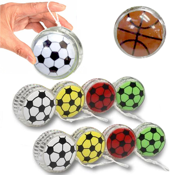 8 X Yo Yo Sports YoYo Soccer Ball Party Favor Toy Children Games Kid Boy Fun