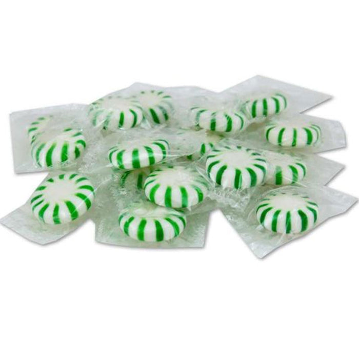 200ct Spearmint Mint Candy Bulk Hard Candies Individually Wrapped Treat Pinwheel