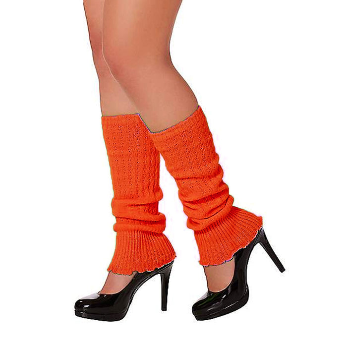 1 Pair Women's Knit Leg Warmers 80s Dance Yoga Long Socks Costume