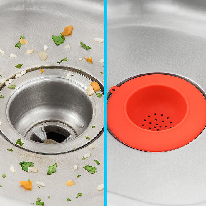 Kitchen Sink Strainer Silicone Filter Drain Protector Food Trap Debris Waste