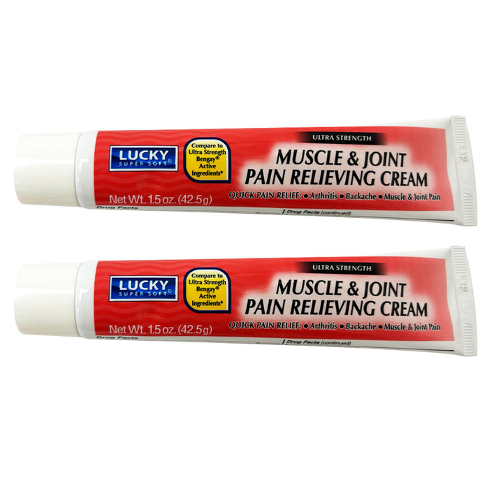 2 Pc Muscle Joint Therapy Rub Ache Pain Relief Cream Ointment Menthol Analgesic