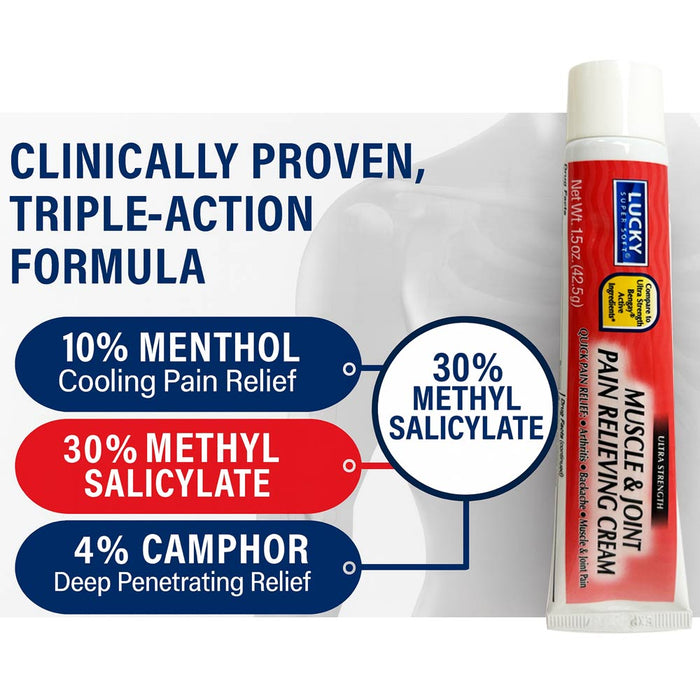 4 Pc Muscle Joints Rapid Pain Relief Cream Rub Ache Menthol Analgesic Ointment