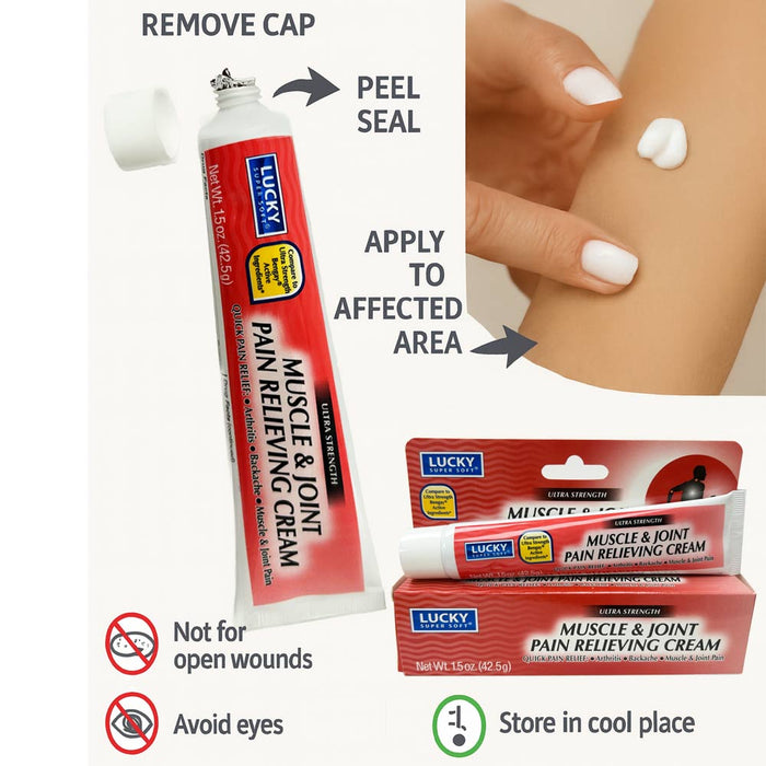 1 Pc Pain Relief Joint Muscle Rub Cream Ointment Menthol Ache Sprain Analgesic