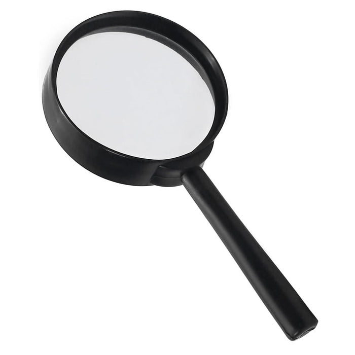 2 Pc Handheld Magnifying Glass Reading Magnify 2x Magnifier Lens Inspect Jewelry