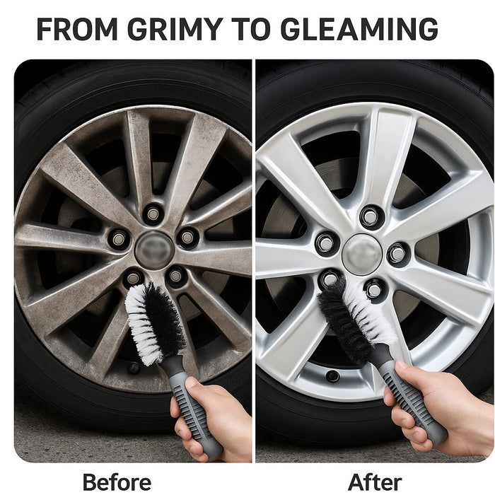 4 Pack Car Wheel Rim Brush Scrub Washing Rims Tire Cleaner Vehicle Cleaning Tool