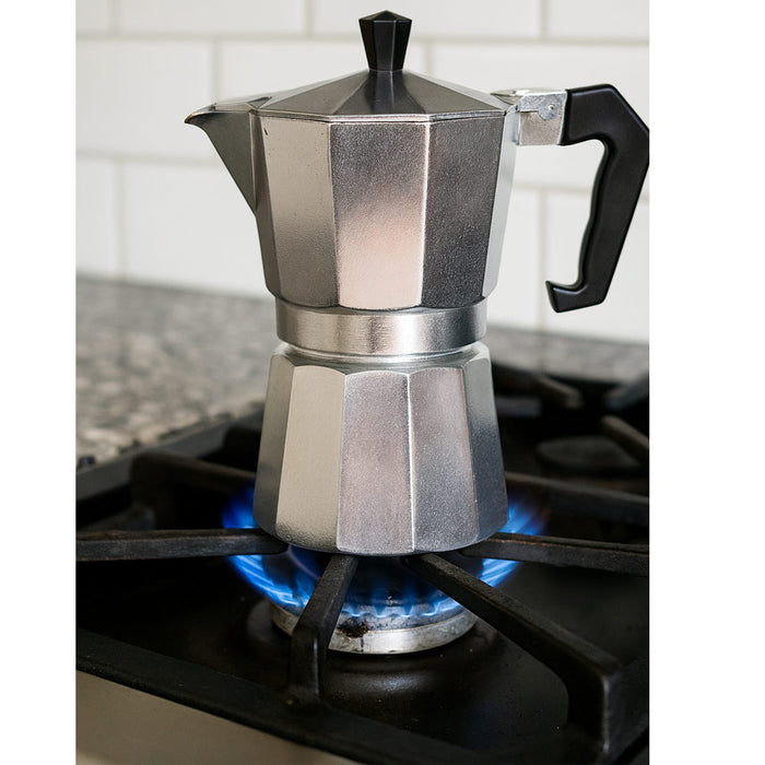Stove Top Espresso Cuban Coffee Maker 6 Cup Pot Cappuccino Latte Cafetera Cubana