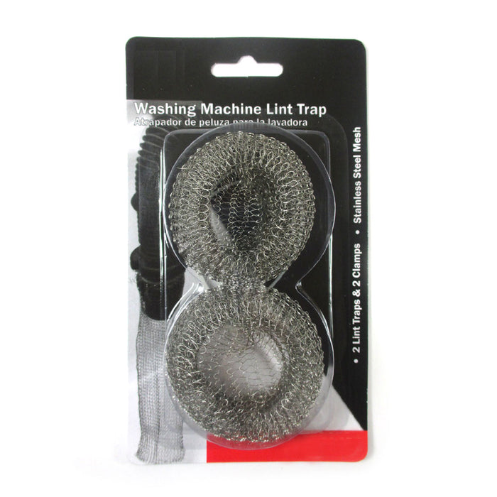 2 Lot Washing Machine Lint Traps Filter Screens Stainless Steel Mesh