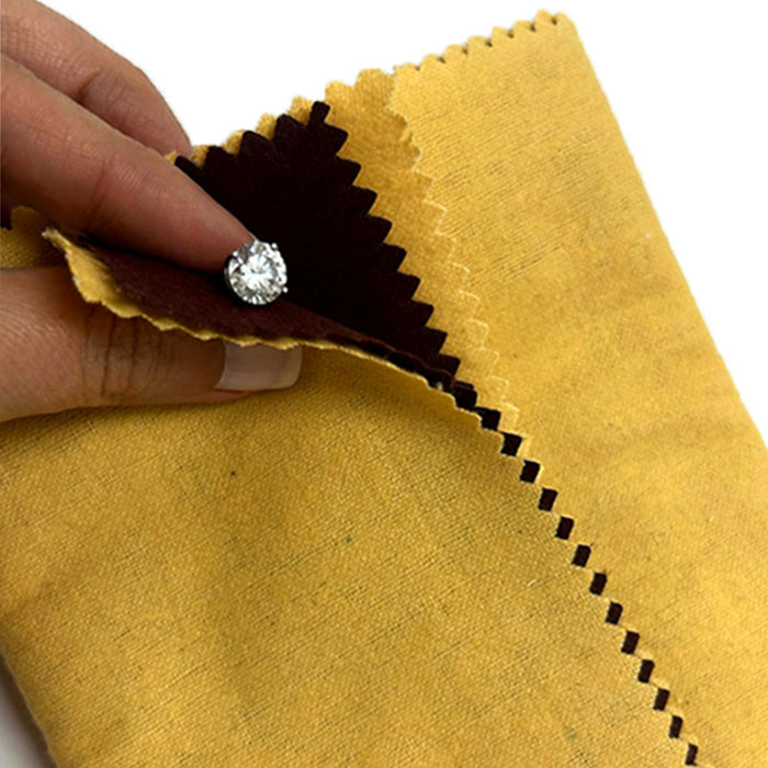 Polishing Cleaning Cloth Gold Silver Platinum Jewelry Coin Watches Large 12x12in
