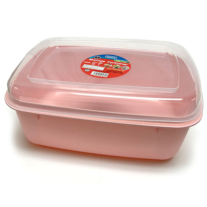 6 Pack Food Storage Container Large Leakproof 5Liter BPA Free Microwave Freezer