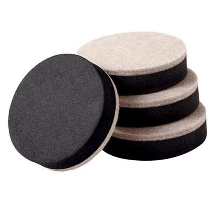 32 Pc Large Round Furniture Moving Sliders Pads Felt Foam Move Floor Protectors