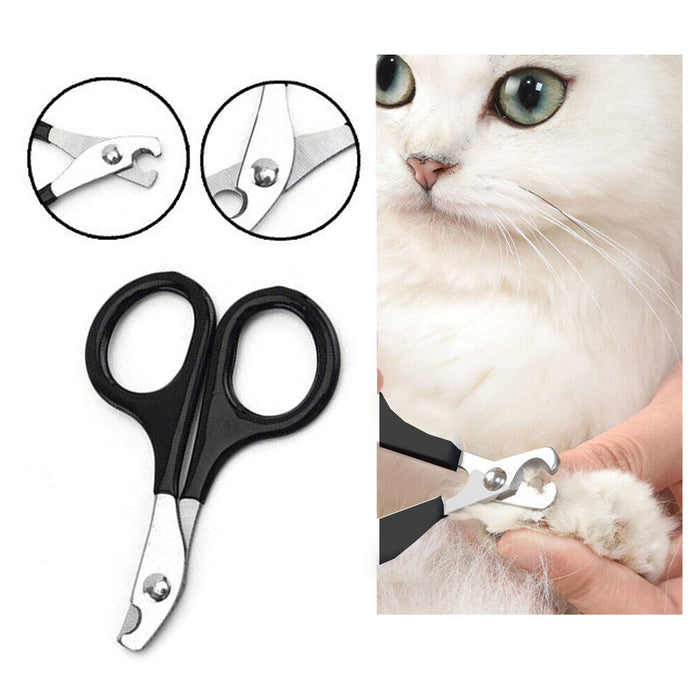 1 Cat Nail Clipper Pet Stainless-Steel Claw Trimmer Kittens Hamster Bird Rabbit